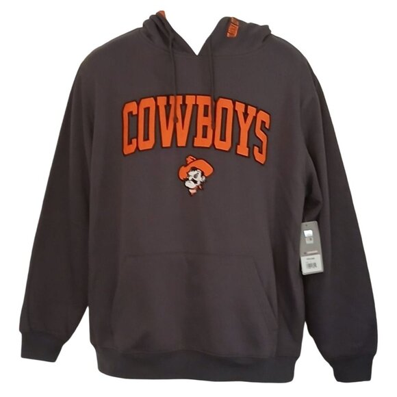 Colosseum Other - New Oklahoma State Cowboys Hoodie Large Colosseum Gray Orange Team Sweatshirt